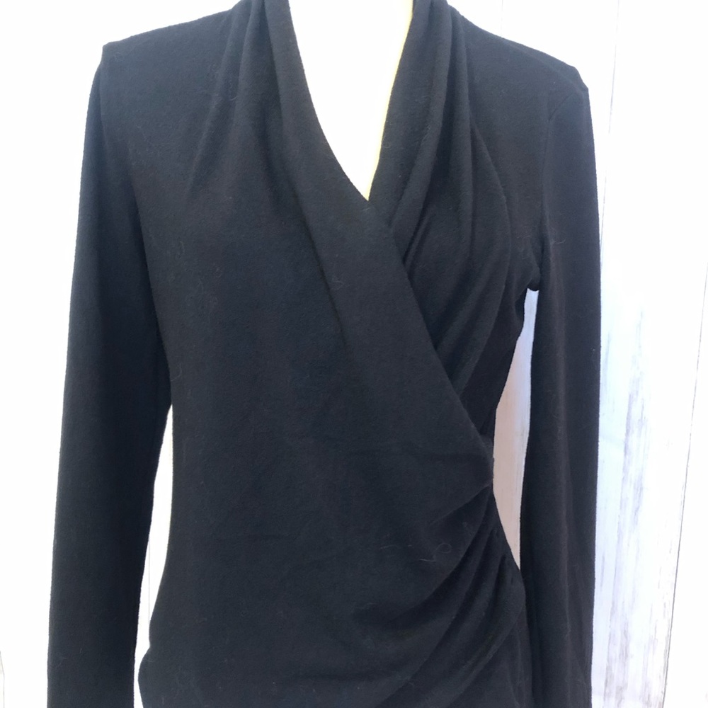 Wrap sweater top